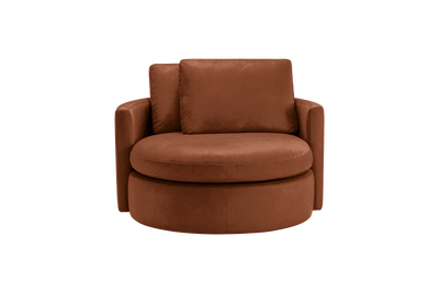 Moroder Swivel Accent Chair in Dante Hazel