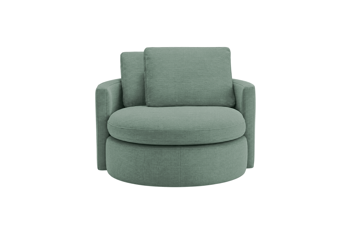 Moroder Swivel Accent Chair in Roni Nane
