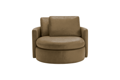 Moroder Swivel Accent Chair in Momo Olivia