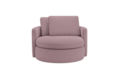 Moroder Swivel Accent Chair in Fresco Saint-Tropez