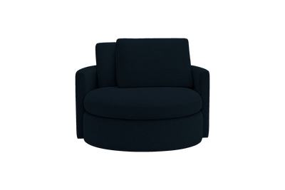 Moroder Swivel Accent Chair in Mosquito Tenerife