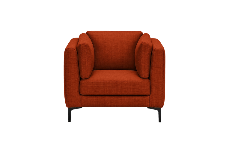 Oli Armchair in Roni Poppy