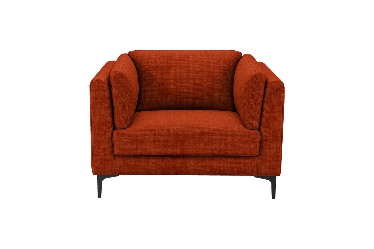 Oli Cuddle Armchair in Roni Poppy