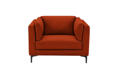 Oli Cuddle Armchair in Roni Poppy