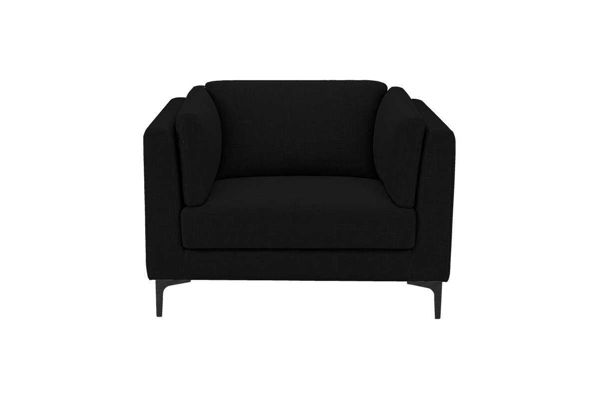 Oli Cuddle Armchair in Mosquito Yves