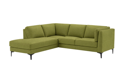 Oli Left Bumper Corner Sofa in Fresco Key Lime