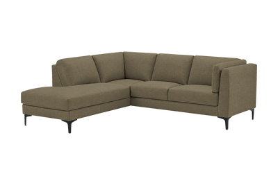 Oli Left Bumper Corner Sofa in Mosquito Malibu