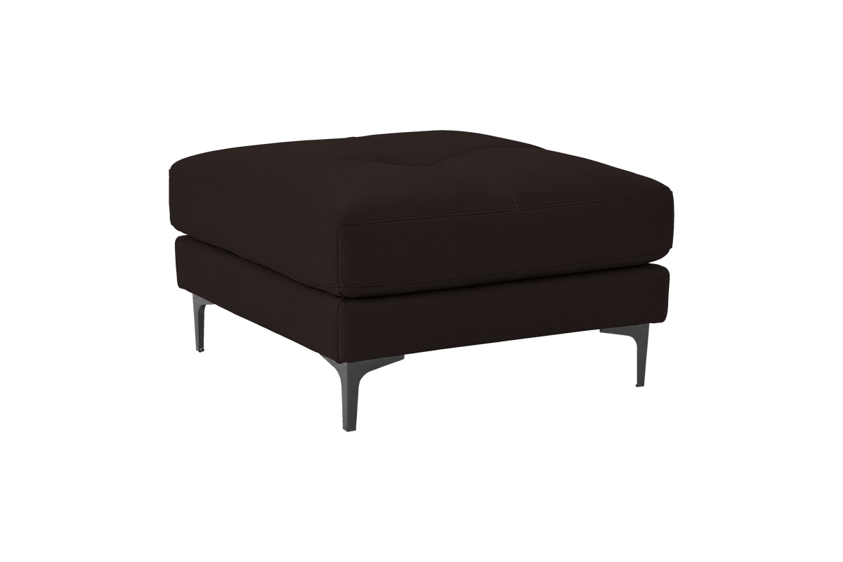 Oli Modular Footstool in Dante Ebony