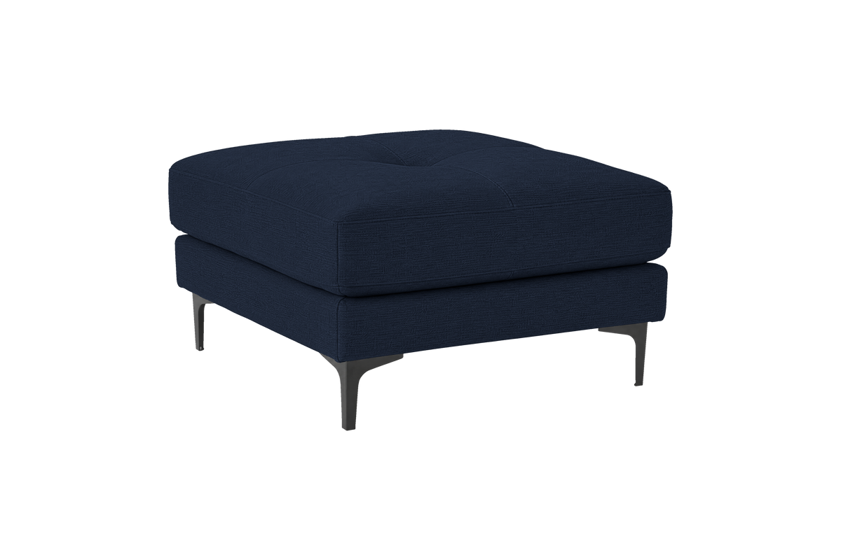 Oli Modular Footstool in Roni Ember Blue