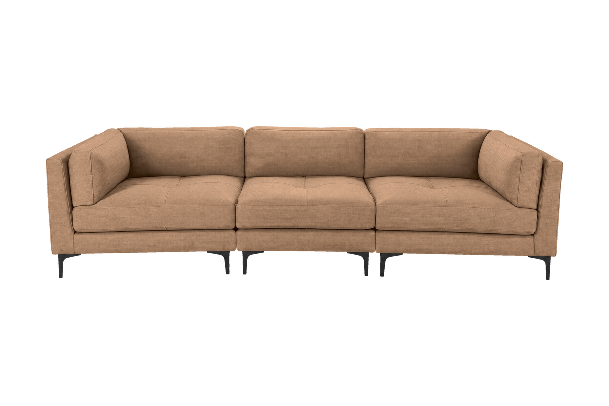 Oli Modular Large Sofa in Roni Biscotti