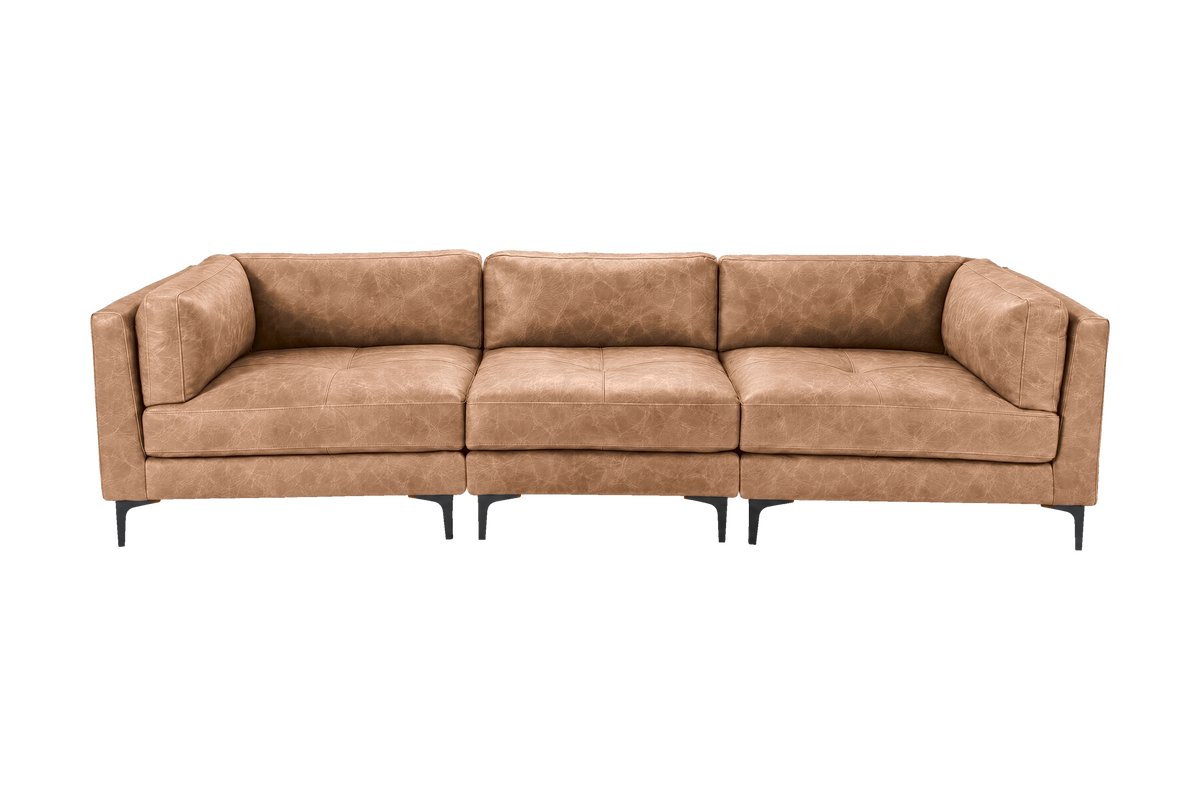 Oli Modular Large Sofa in Celine Camel