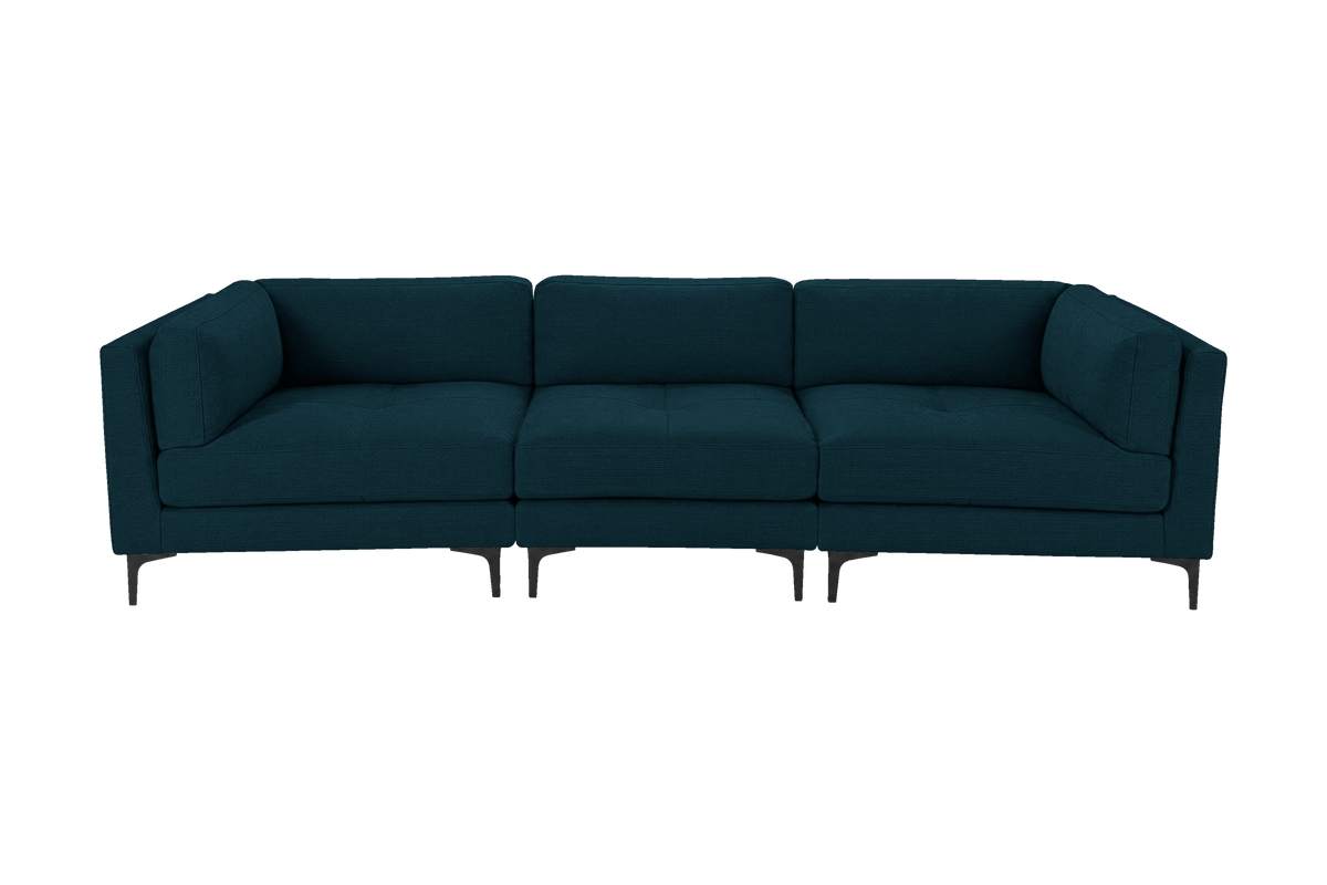Oli Modular Large Sofa in Roni Deep Lake