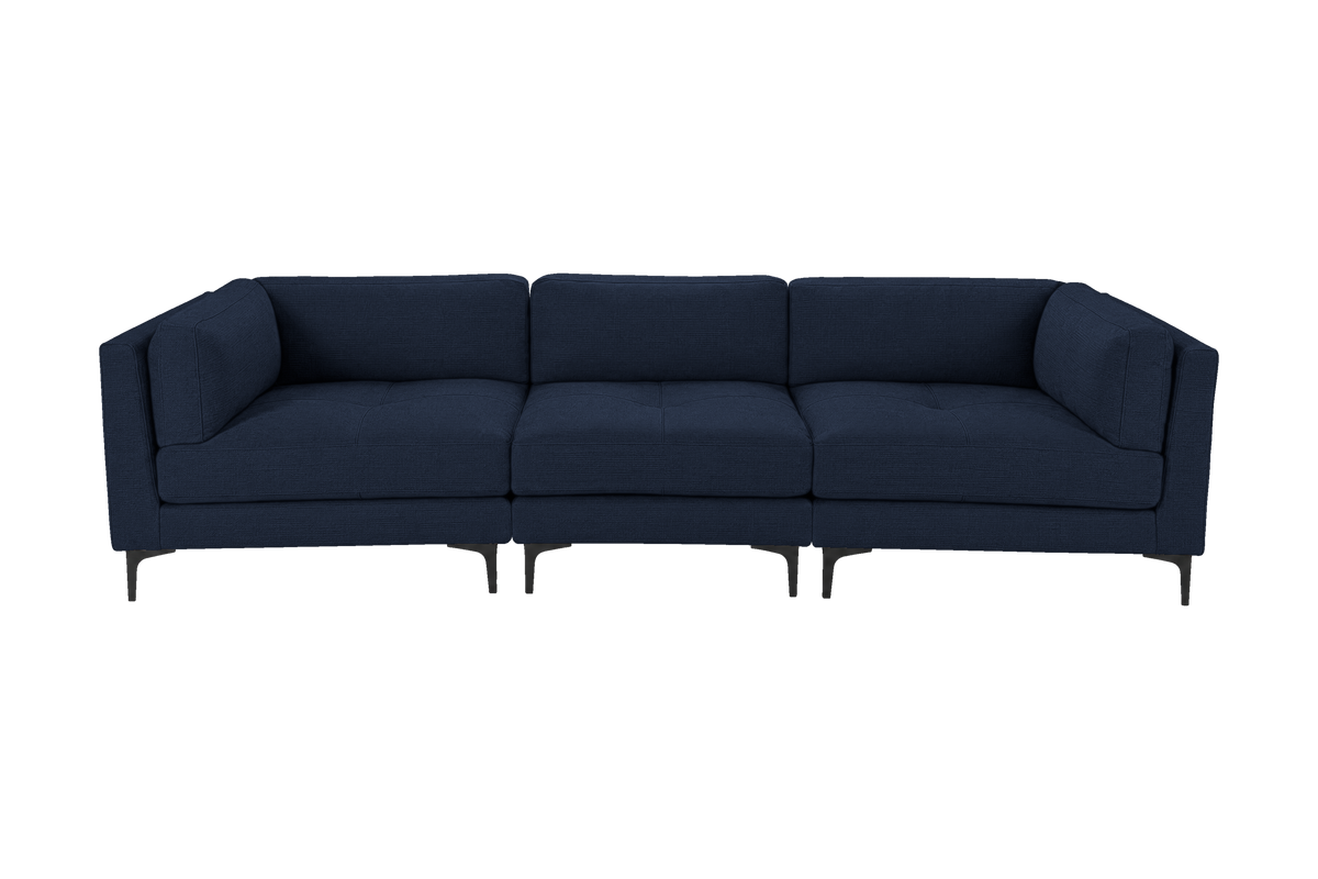 Oli Modular Large Sofa in Roni Ember Blue