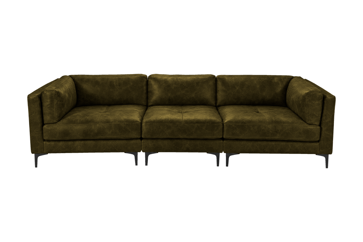 Oli Modular Large Sofa in Celine Maverick