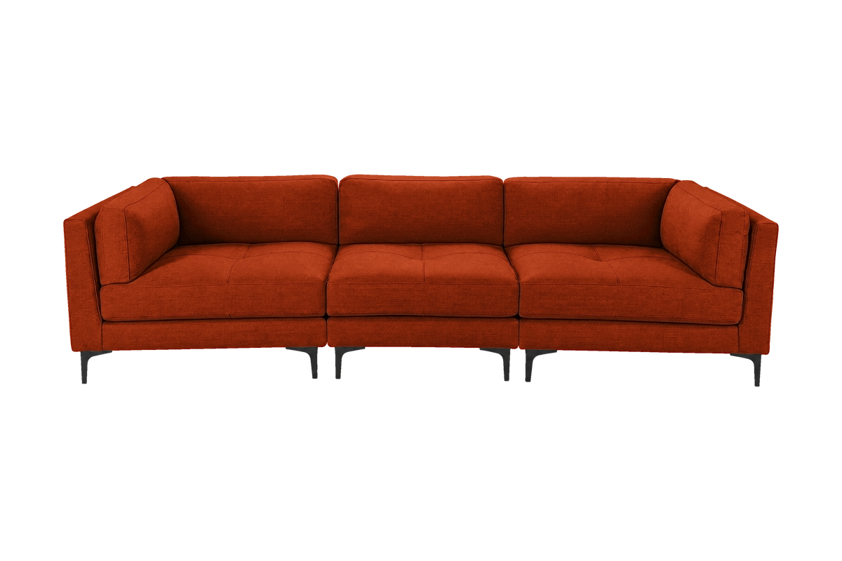 Oli Modular Large Sofa in Roni Poppy