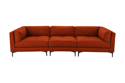 Oli Modular Large Sofa in Roni Poppy
