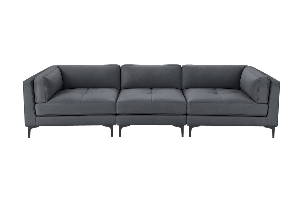 Oli Modular Large Sofa in Dante Shark