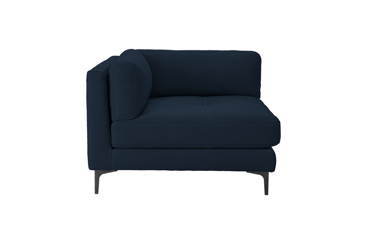 Oli Modular Chair One Arm Left in Dante Aqua