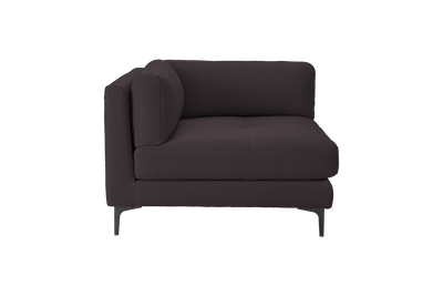 Oli Modular Chair One Arm Left in Dante Charcoal