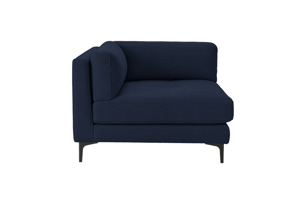 Oli Modular Chair One Arm Left in Roni Ember Blue