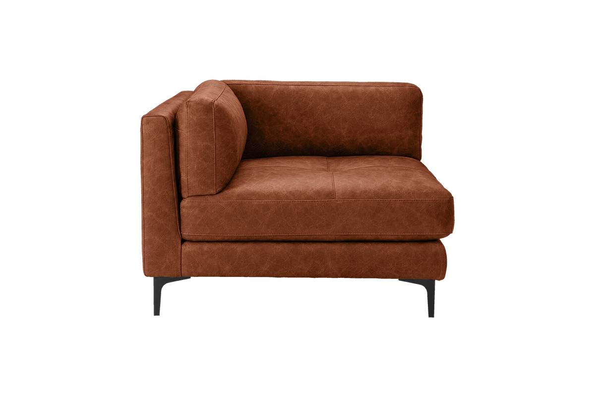 Oli Modular Chair One Arm Left in Celine Hazel