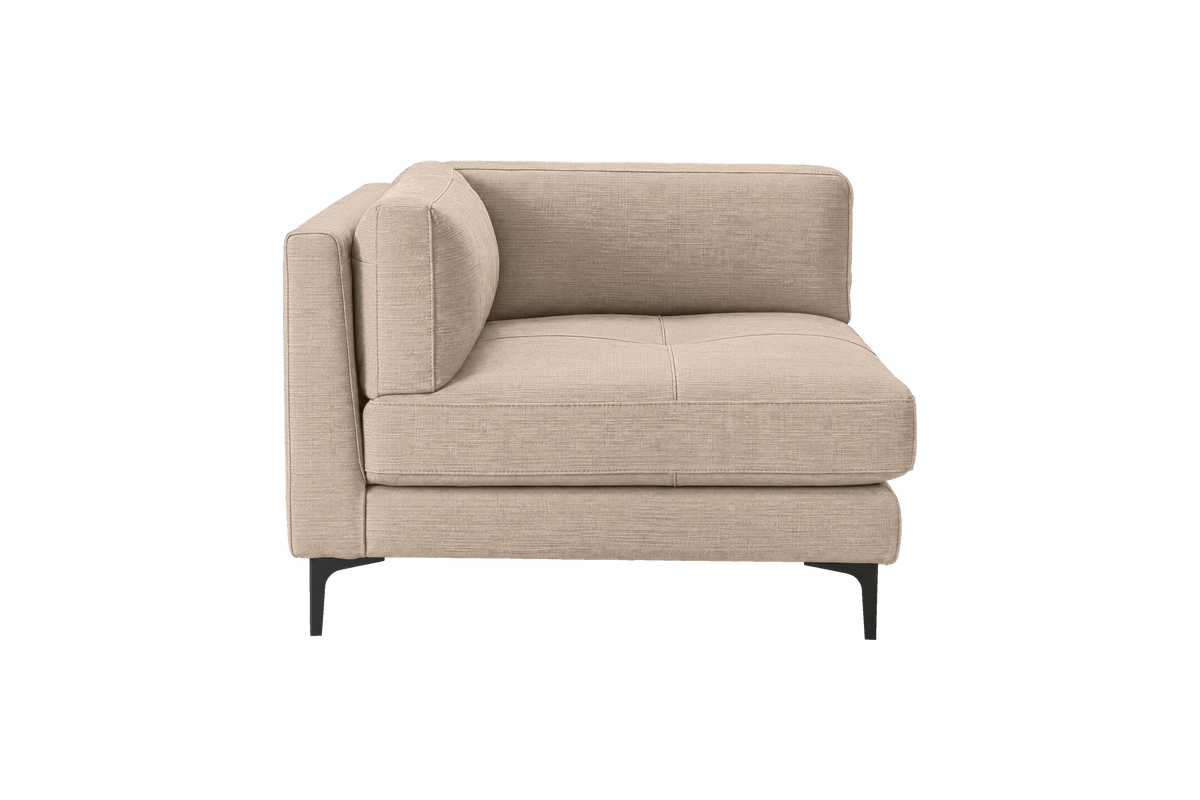 Oli Modular Chair One Arm Left in Roni Pine Nut