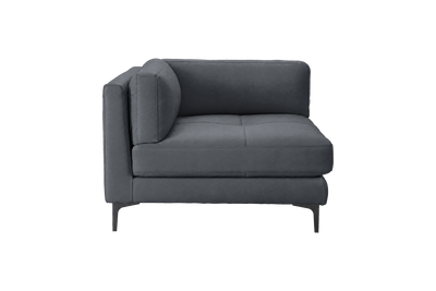 Oli Modular Chair One Arm Left in Dante Shark