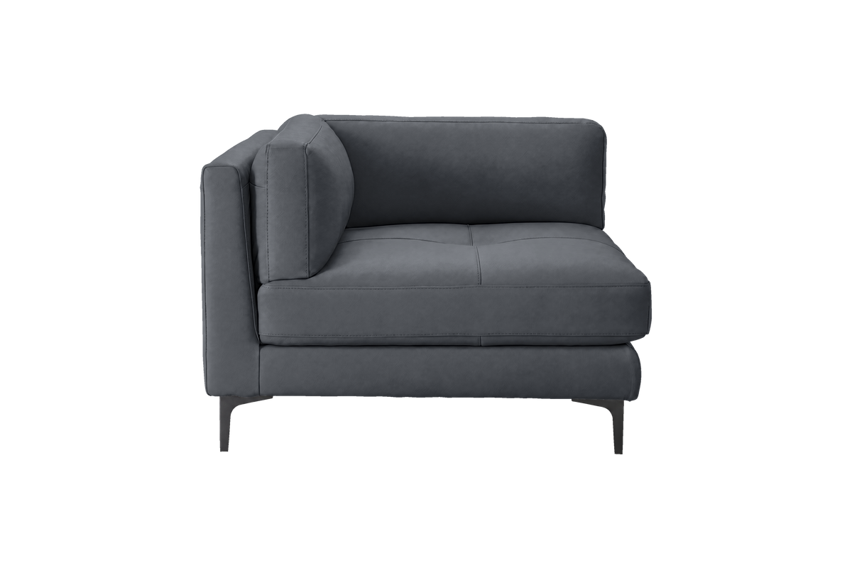 Oli Modular Chair One Arm Left in Dante Shark