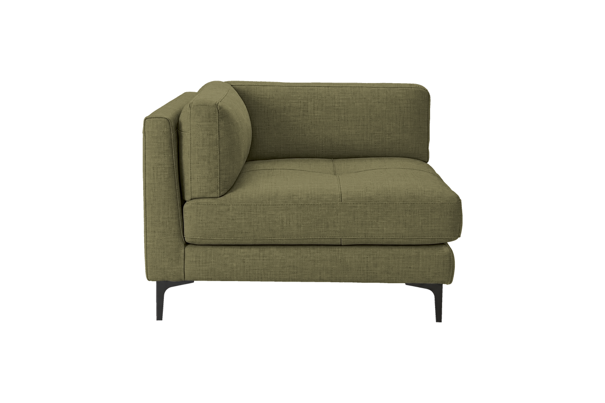 Oli Modular Chair One Arm Left in Mosquito Sycamore