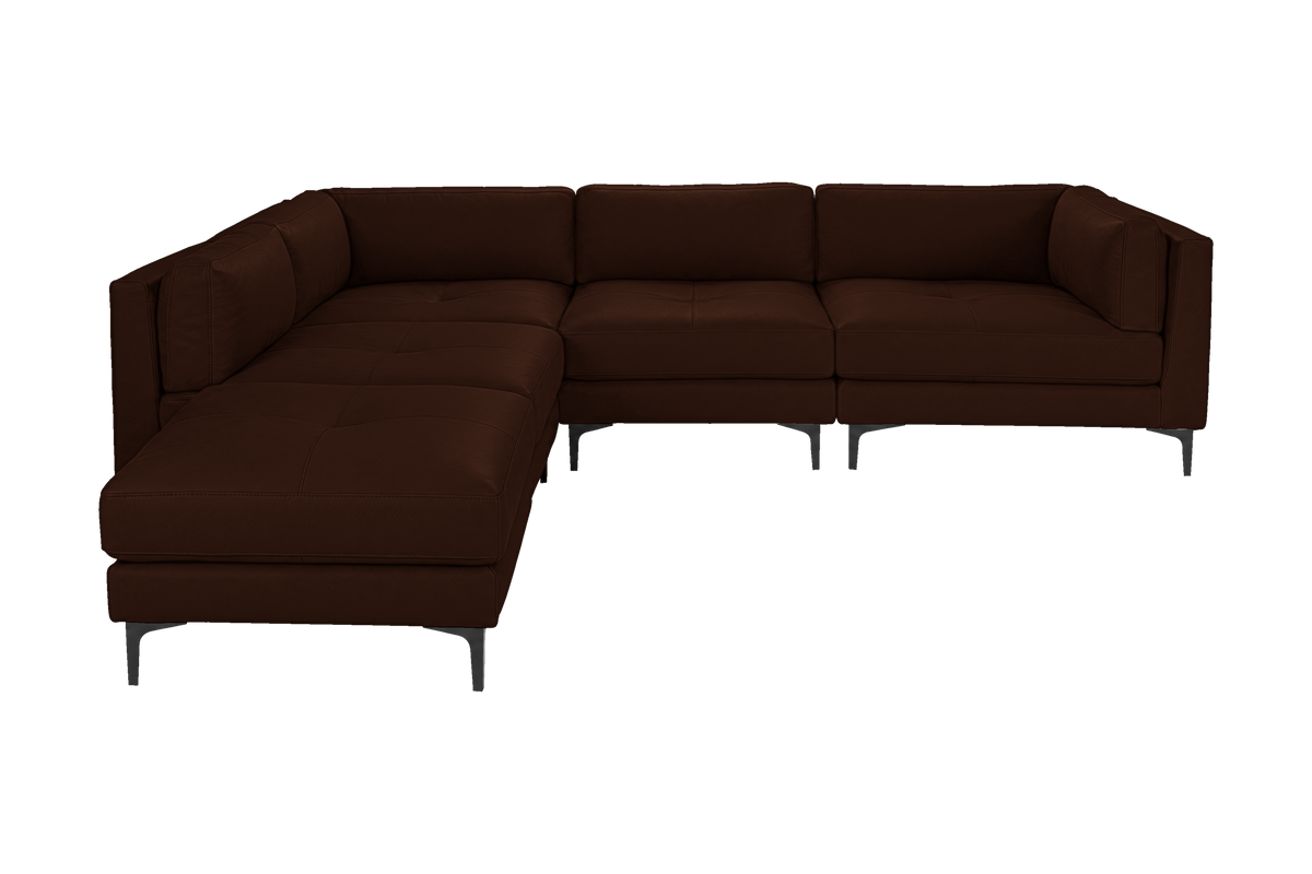 Oli Modular Left Bumper Corner Sofa in Momo Biscuit