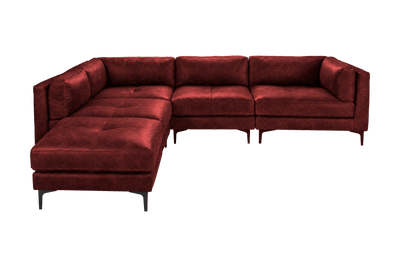 Oli Modular Left Bumper Corner Sofa in Celine Figaro