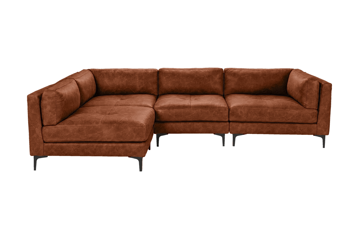 Oli Modular Left Open Corner Sofa in Celine Hazel