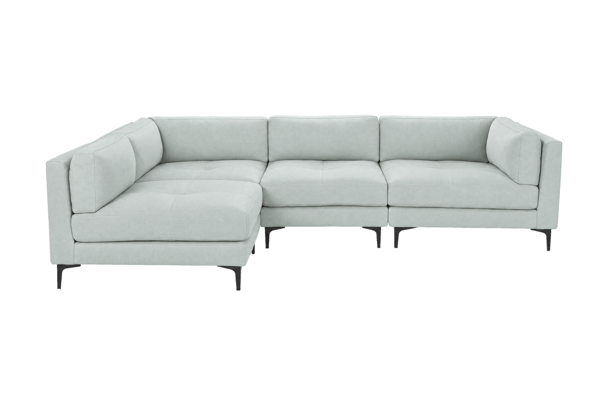 Oli Modular Left Open Corner Sofa in Fresco Meteor