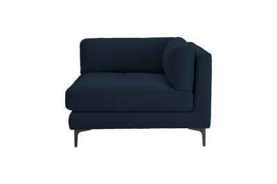 Oli Modular Chair One Arm Right in Dante Aqua