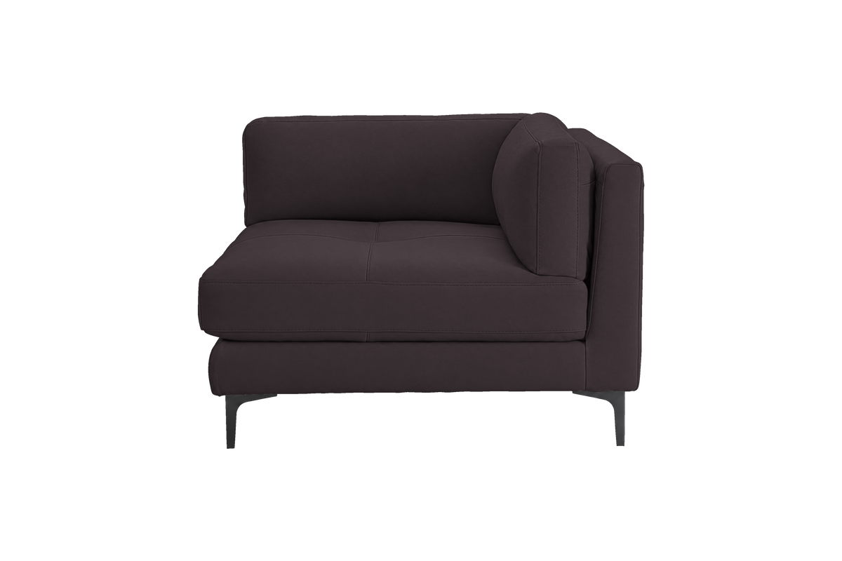 Oli Modular Chair One Arm Right in Dante Charcoal