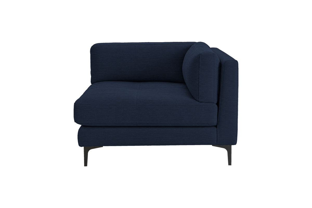 Oli Modular Chair One Arm Right in Roni Ember Blue