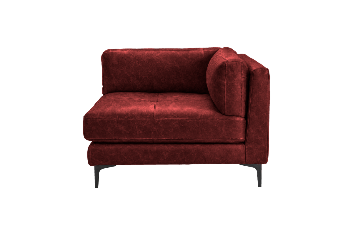 Oli Modular Chair One Arm Right in Celine Figaro