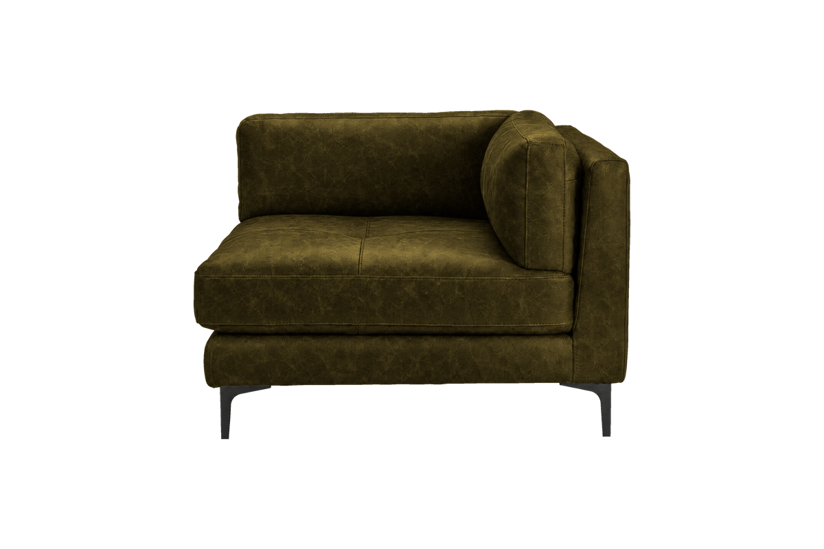 Oli Modular Chair One Arm Right in Celine Maverick