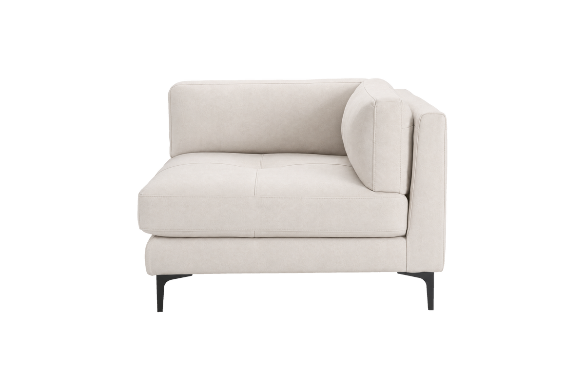 Oli Modular Chair One Arm Right in Fresco Milky
