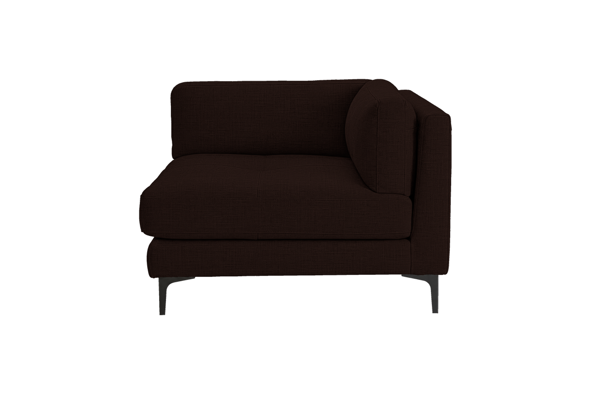 Oli Modular Chair One Arm Right in Mosquito Terra