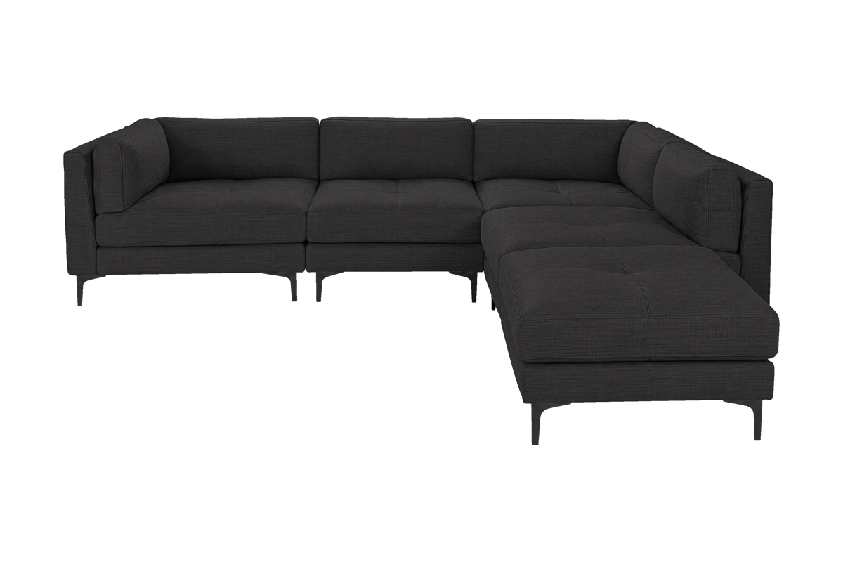 Oli Modular Right Bumper Corner Sofa in Roni Ember
