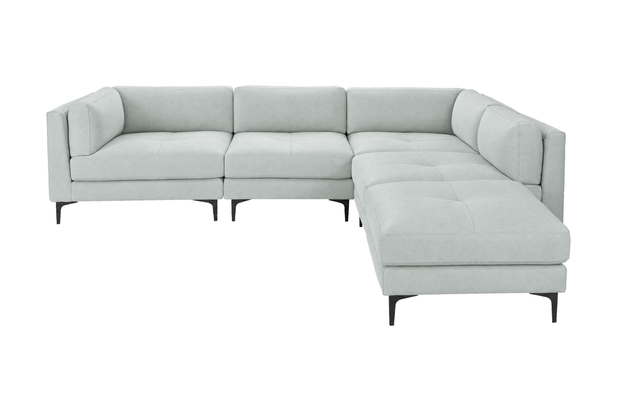 Oli Modular Right Bumper Corner Sofa in Fresco Meteor