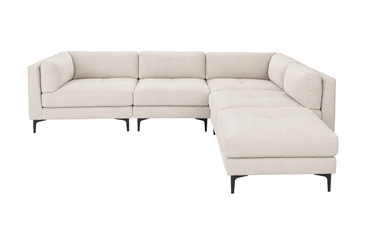 Oli Modular Right Bumper Corner Sofa in Fresco Milky