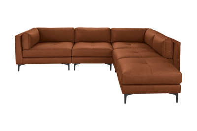 Oli Modular Right Bumper Corner Sofa in Momo Porto