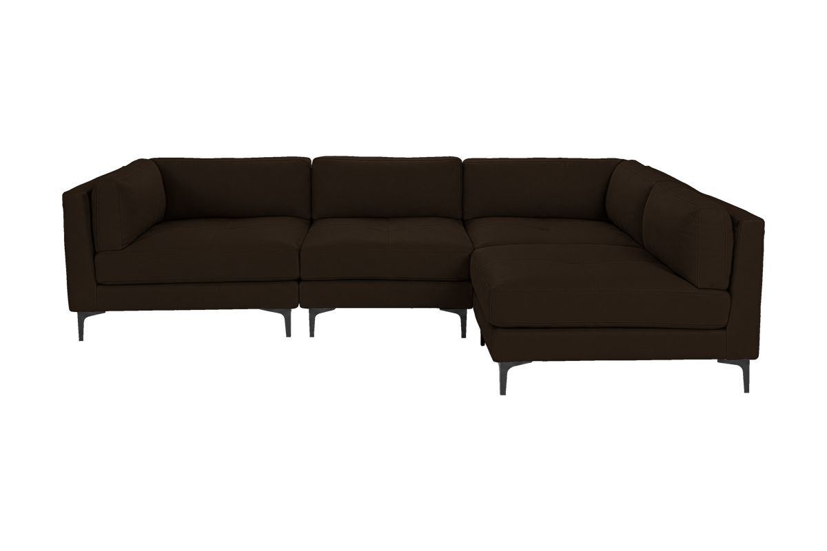 Oli Modular Right Open Corner Sofa in Marfa Charcoal