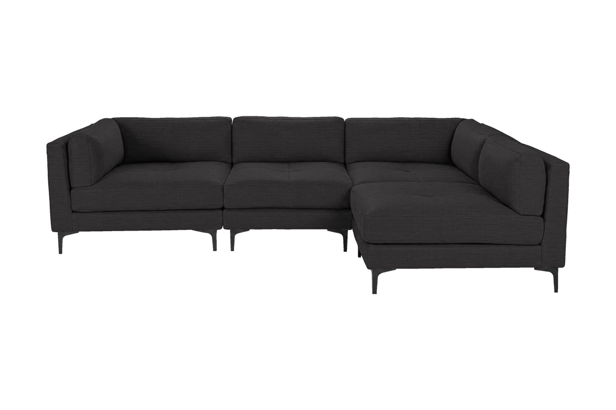 Oli Modular Right Open Corner Sofa in Roni Ember