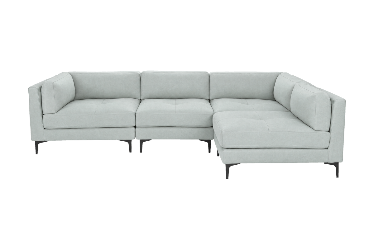 Oli Modular Right Open Corner Sofa in Fresco Meteor