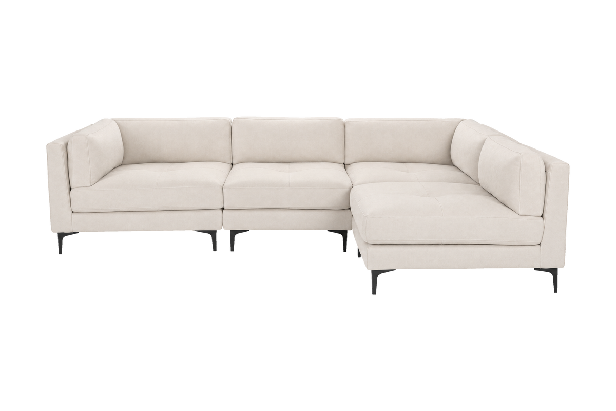 Oli Modular Right Open Corner Sofa in Fresco Milky
