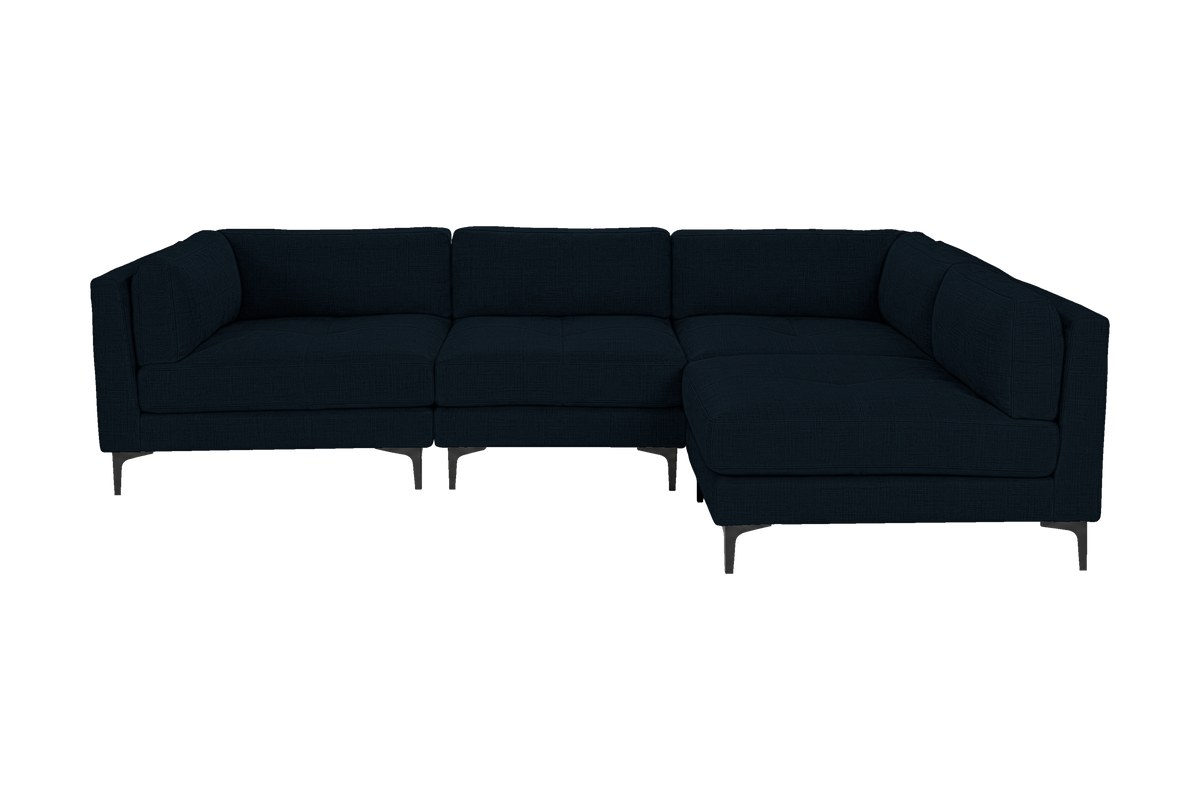Oli Modular Right Open Corner Sofa in Mosquito Tenerife