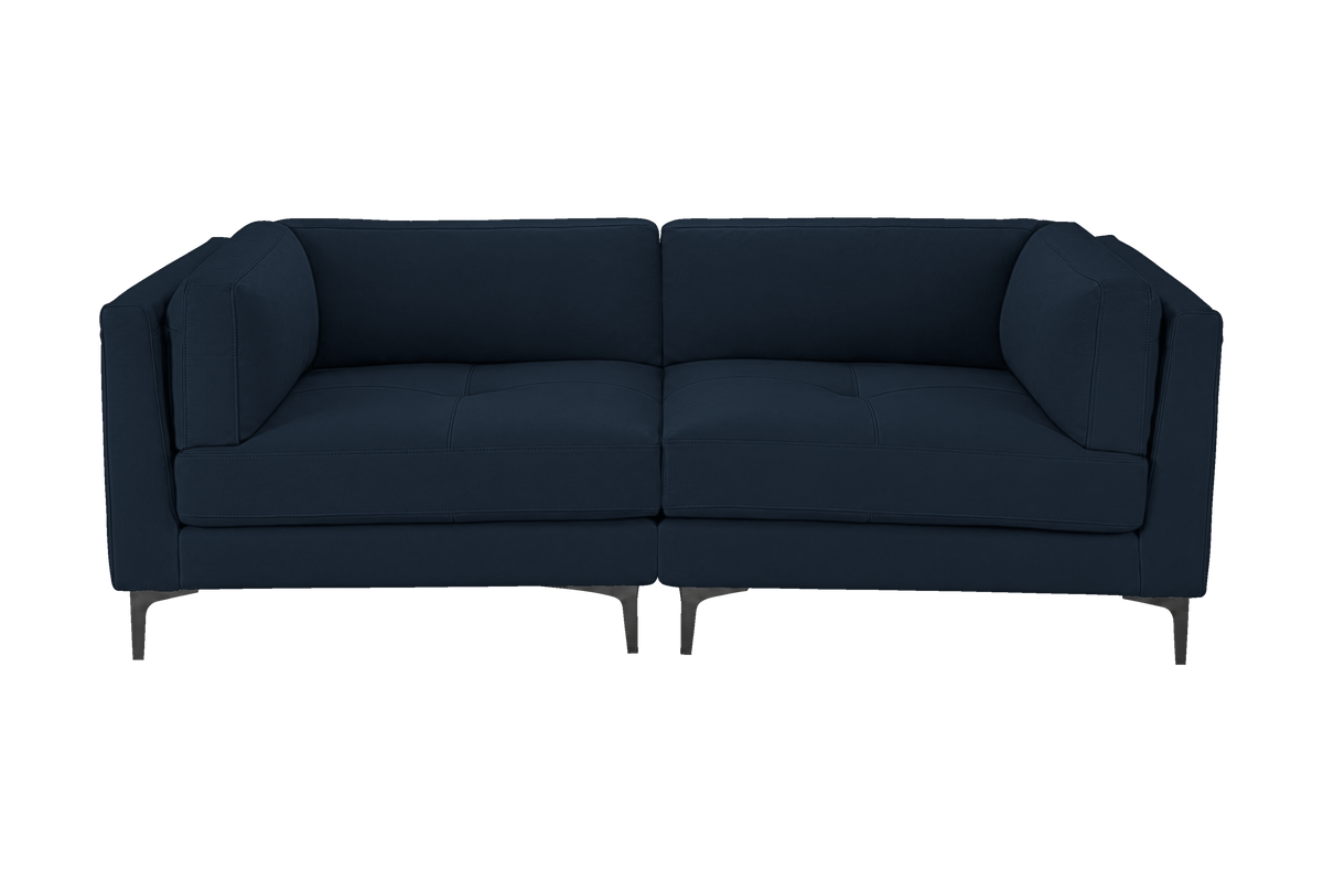 Oli Modular Small Sofa in Dante Aqua